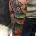 chimère aigle serpent tatouage
